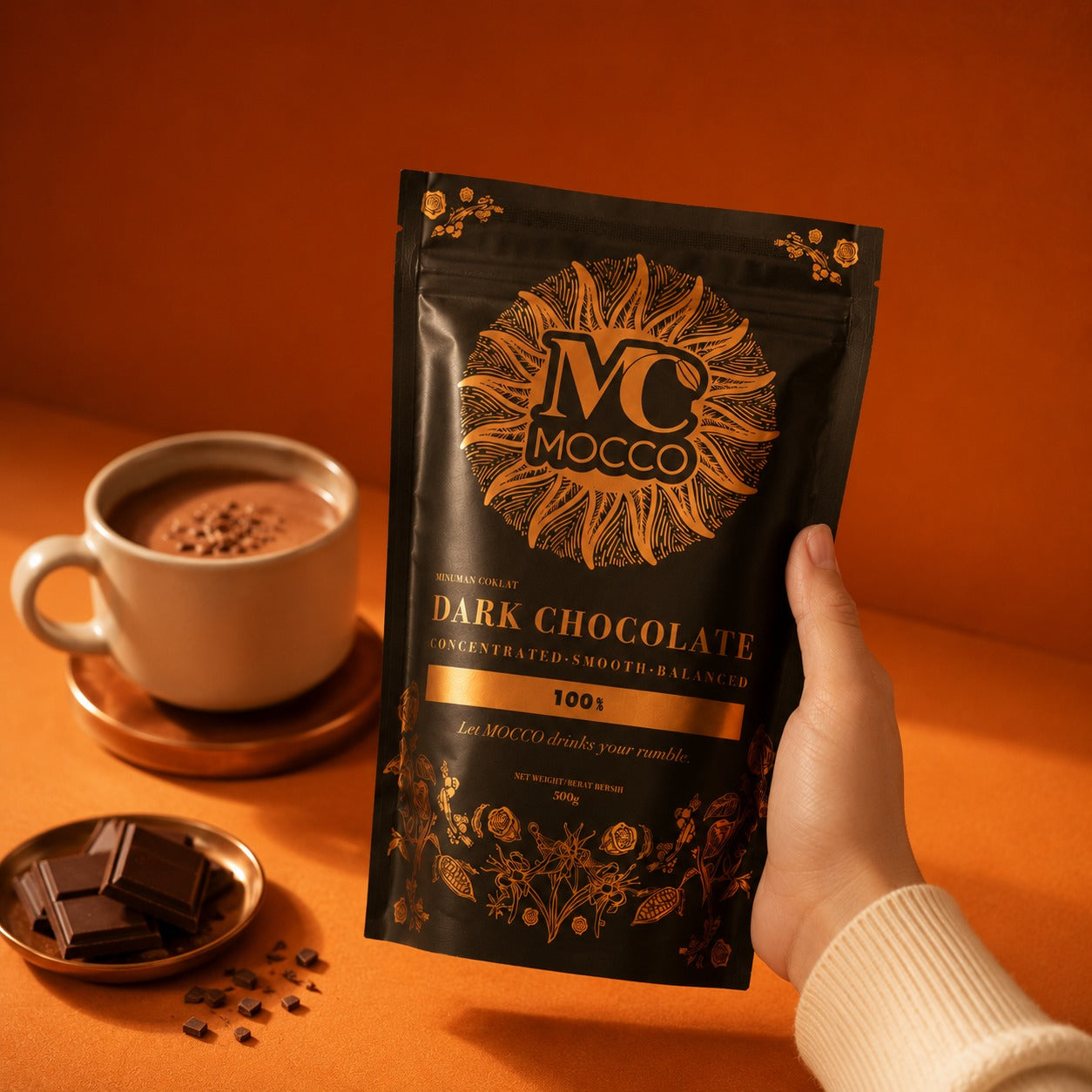 Family Pack (3 Packs + Free 2 Packs) - MOCCO Dark Chocolate – MC